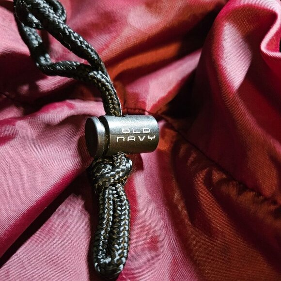 Vintage 90s Old Navy Packable Anorak Jacket With Hood & Pouch Storage - Picture 12 of 13